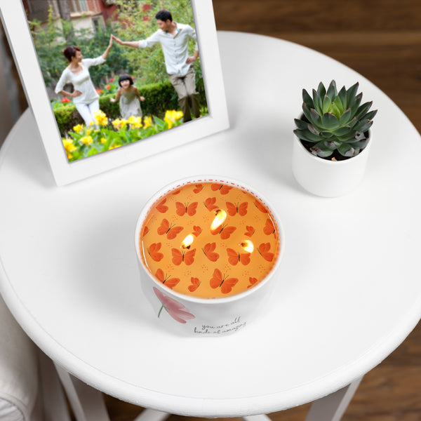 Pavilion Gift Company Amazing 12 Oz - 100% Soy Wax Reveal Triple Wick Candle Scent: Tranquility