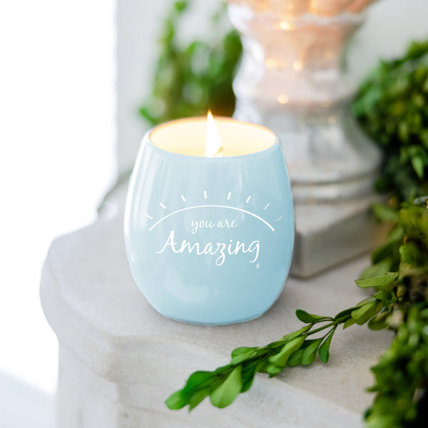 Pavilion Gift Company Amazing 42" X 50" Sherpa Lined Royal Plush Blanket Gift Set