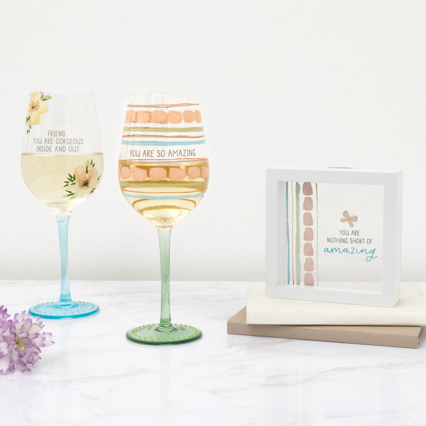 Pavilion Gift Company Amazing 5" X 5" Framed Glass Plaque