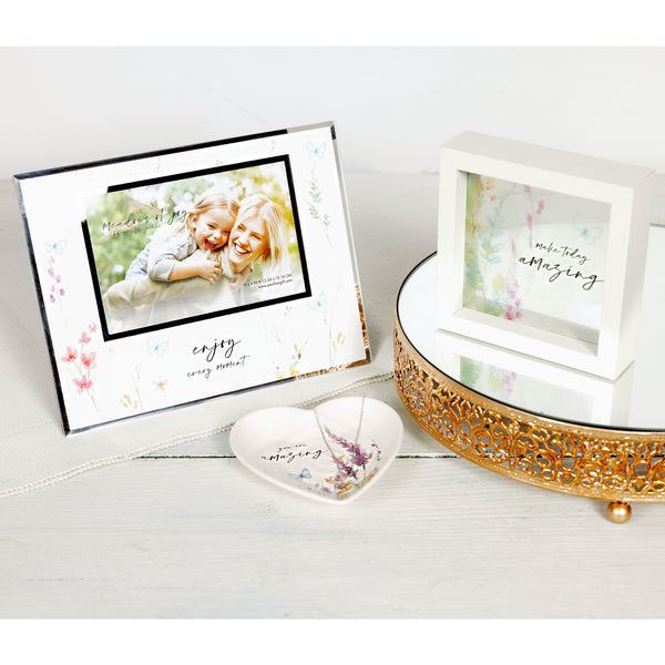 Pavilion Gift Company Amazing 5" X 5" Framed Glass Plaque