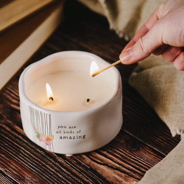 Pavilion Gift Company Amazing 8 Oz - 100% Soy Wax Candle Scent: Tranquility