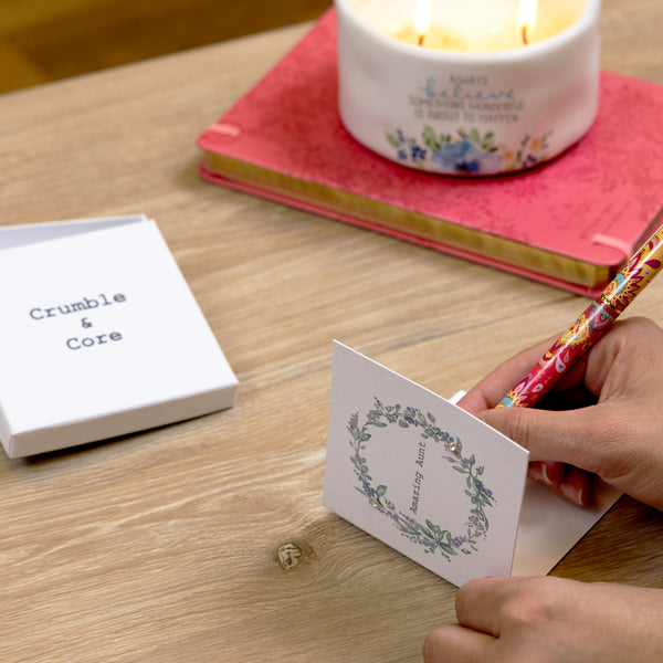 Pavilion Gift Company Amazing Aunt 4mm Sterling Silver Cubic Zirconia Stud Earrings