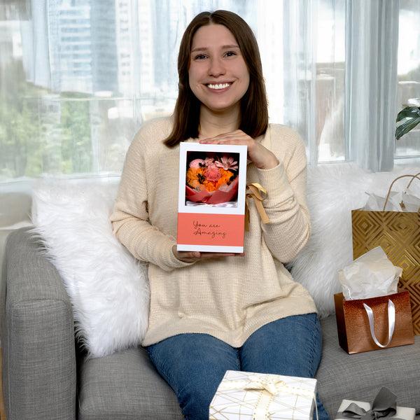 Pavilion Gift Company Amazing Coral Preserved Floral Bouquet