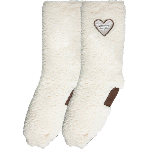 pavilion gift company Amazing Daughter One Size Fits Most Sherpa Slipper