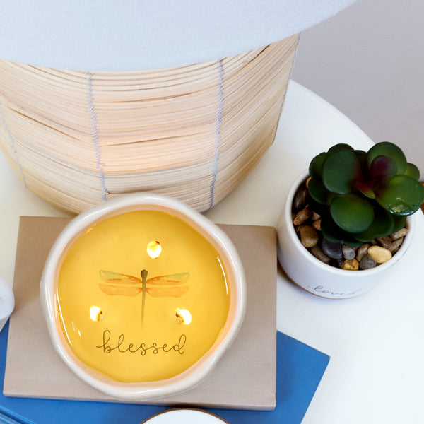 Pavilion Gift Company Amazing Grace 8 Oz - 100% Soy Wax Reveal Candle Scent: Tranquility