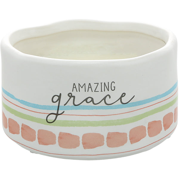 pavilion gift company Amazing Grace 8 oz - 100% Soy Wax Reveal Candle Scent: Tranquility