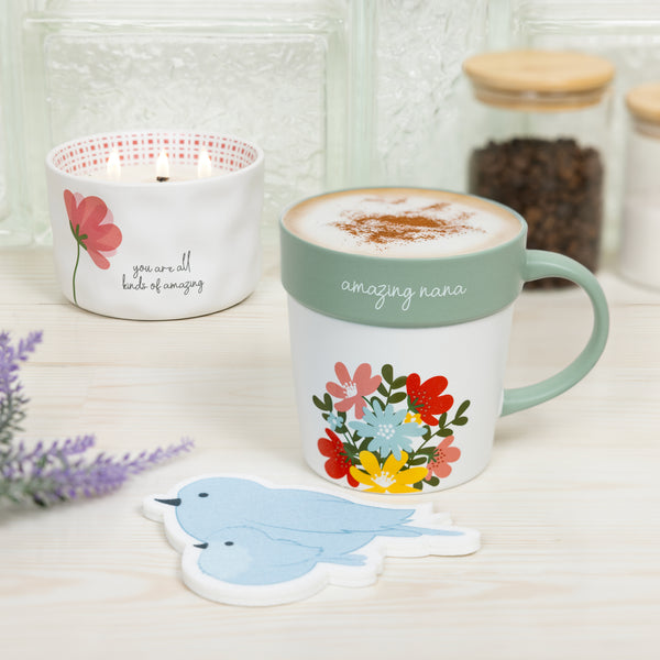 Pavilion Gift Company Amazing Nana 20 Oz Cup And Coaster Set