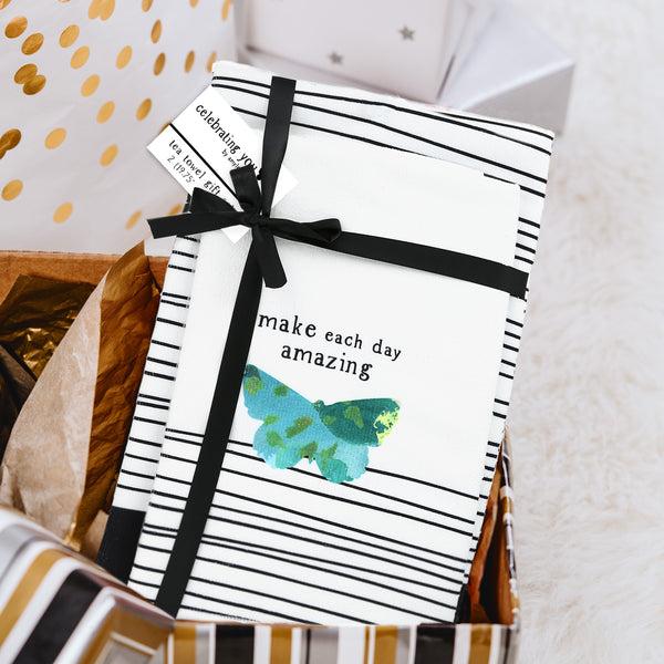Pavilion Gift Company Amazing Tea Towel Gift Set (2 - 19.75" X 27.5")