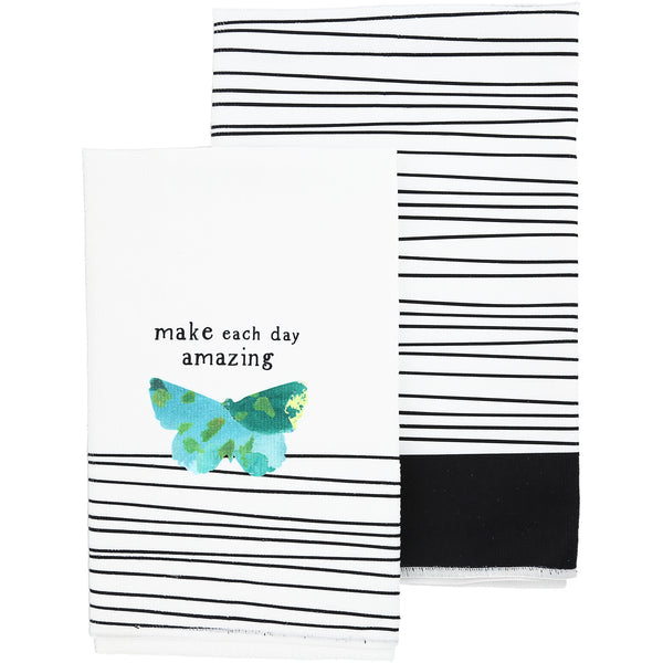 pavilion gift company Amazing Tea Towel Gift Set (2 - 19.75" x 27.5")