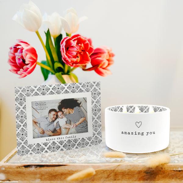 Pavilion Gift Company Amazing You 10 Oz 100% Soy Wax Reveal Triple Wick Candle Scent: Tranquility