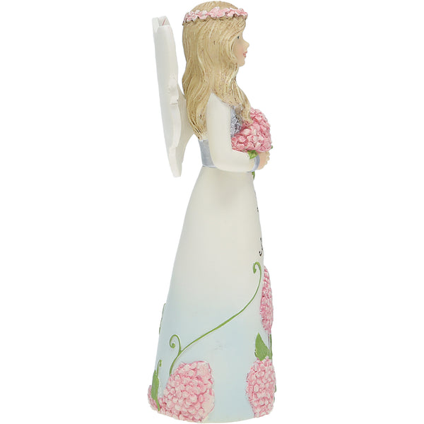 Pavilion Gift Company An Angel 5" Angel Holding Hydrangeas