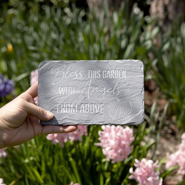Pavilion Gift Company Angels From Above 7" X 4.25" Garden Stone
