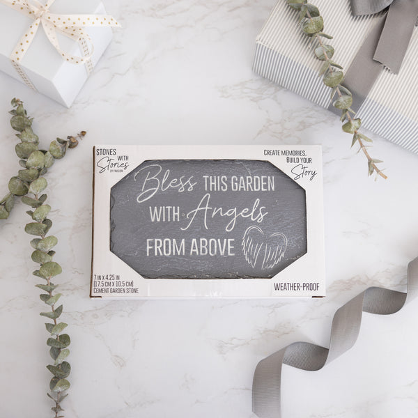 Pavilion Gift Company Angels From Above 7" X 4.25" Garden Stone