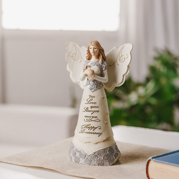 Pavilion Gift Company Anniversary 6" Angel Holding Heart