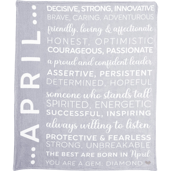 pavilion gift company April 50" x 60" Royal Plush Blanket