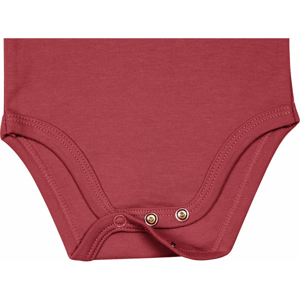 Pavilion Gift Company Ask Grandma 6-12 Months 3/4 Length Sleeve Maroon Onesie