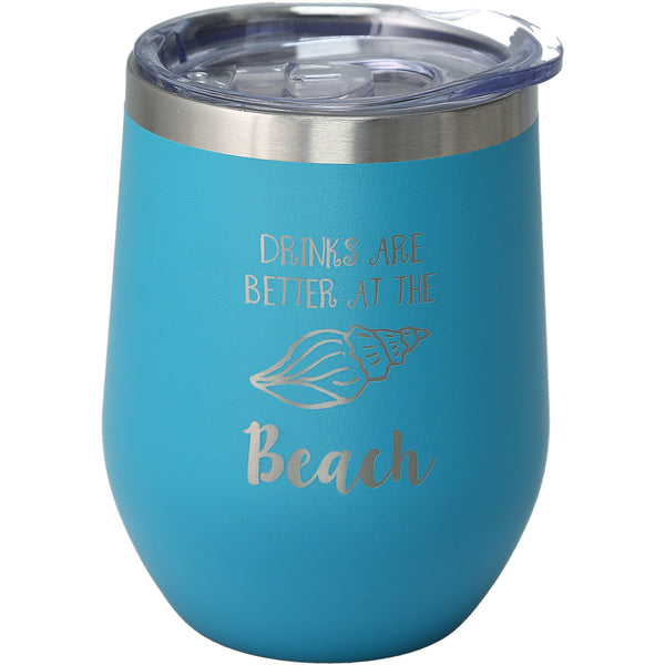 pavilion gift company At The Beach 12 oz Stemless Travel Tumbler