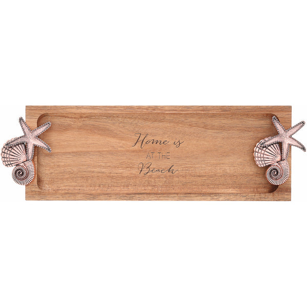 pavilion gift company At the Beach 14.25" Acacia Serving Board