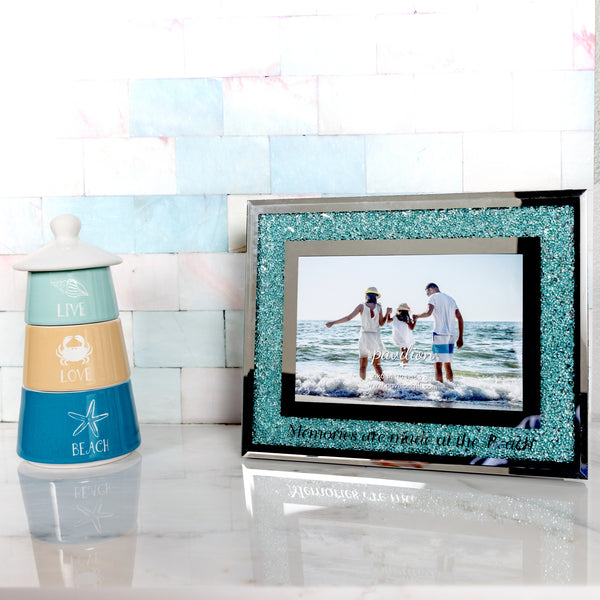 Pavilion Gift Company At The Beach 7.25" X 9.25" Frame (Holds 4" X 6" Photo)