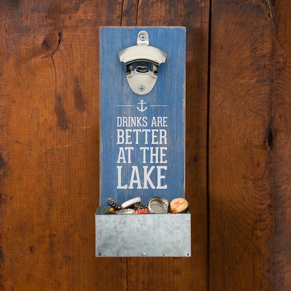 Pavilion Gift Company At The Lake 11.5" Wall Mount Bottle Opener