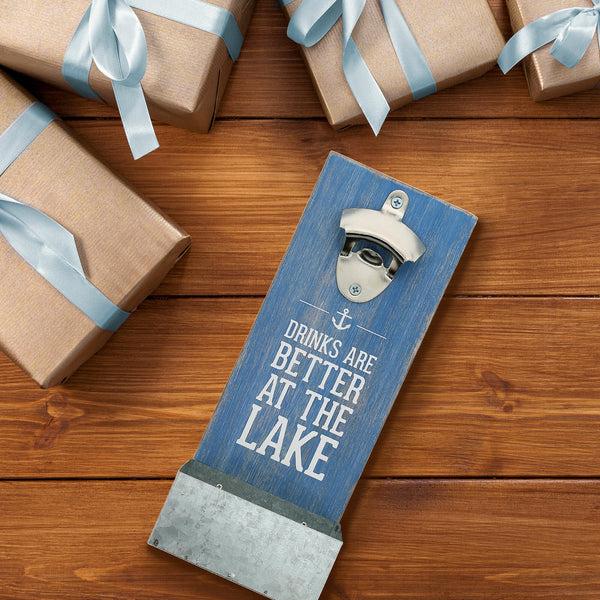 Pavilion Gift Company At The Lake 11.5" Wall Mount Bottle Opener