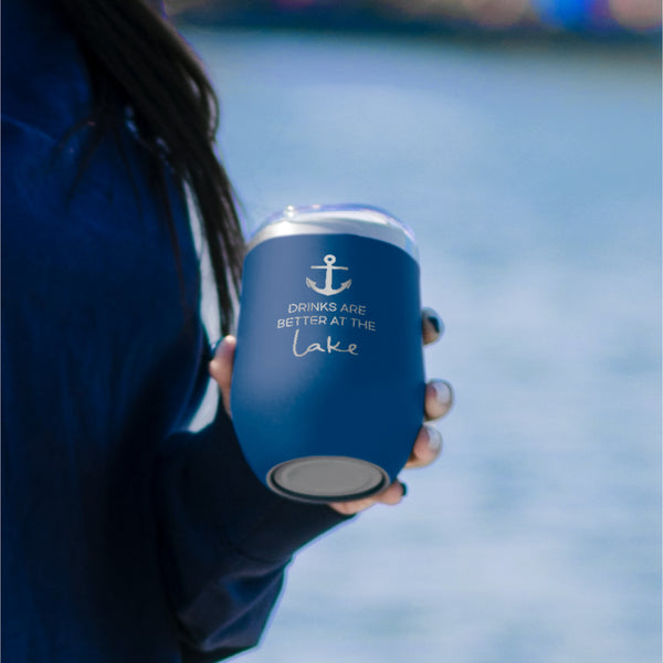 Pavilion Gift Company At The Lake 12 Oz Stemless Travel Tumbler