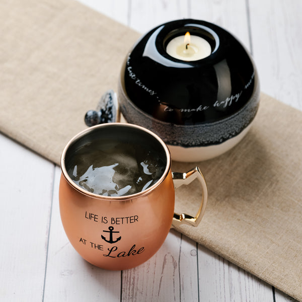 Pavilion Gift Company At The Lake 20 Oz Stainless Steel Moscow Mule