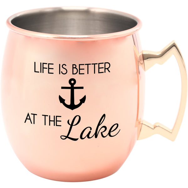 pavilion gift company At the Lake 20 oz Stainless Steel Moscow Mule