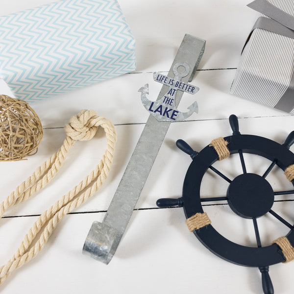 Pavilion Gift Company At The Lake Metal Wreath Hanger