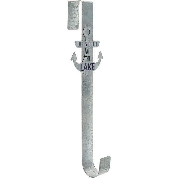 pavilion gift company At The Lake Metal Wreath Hanger