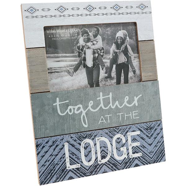 pavilion gift company At The Lodge 7.75" x 10" Frame (Holds 4" x 6" Photo)