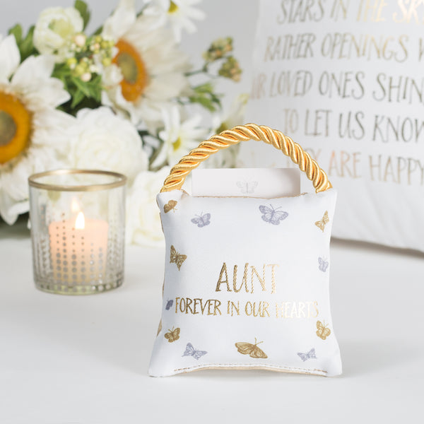 Pavilion Gift Company Aunt 4.5" Memorial Pocket Pillow
