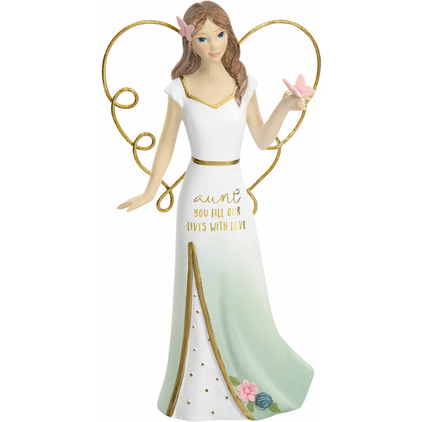 pavilion gift company Aunt 5.5" Angel Holding Butterfly