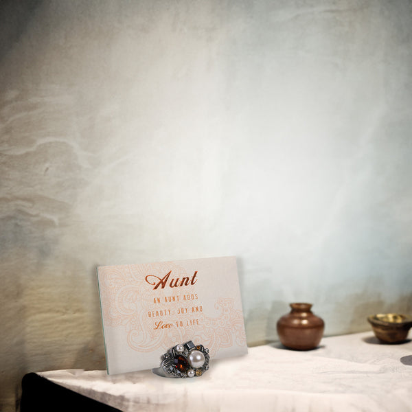 Pavilion Gift Company Aunt 5" X 7" Jeweled Photo Frame