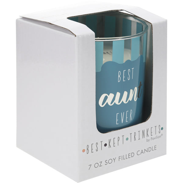 Pavilion Gift Company Aunt 7 Oz 100% Soy Wax Candle Scent: Serenity