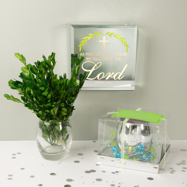 Pavilion Gift Company Aunt Blue Flower 3.5 Oz 100% Soy Wax Candle Scent: Jasmine