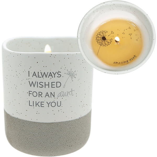 pavilion gift company Aunt Like You 10 oz - 100% Soy Wax Reveal Candle Scent: Tranquility