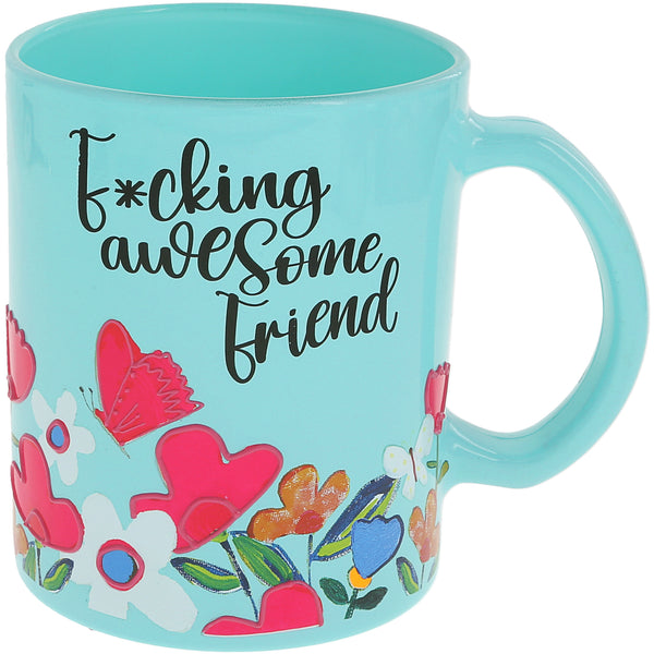 pavilion gift company Awesome Friend 18 oz Glass Mug