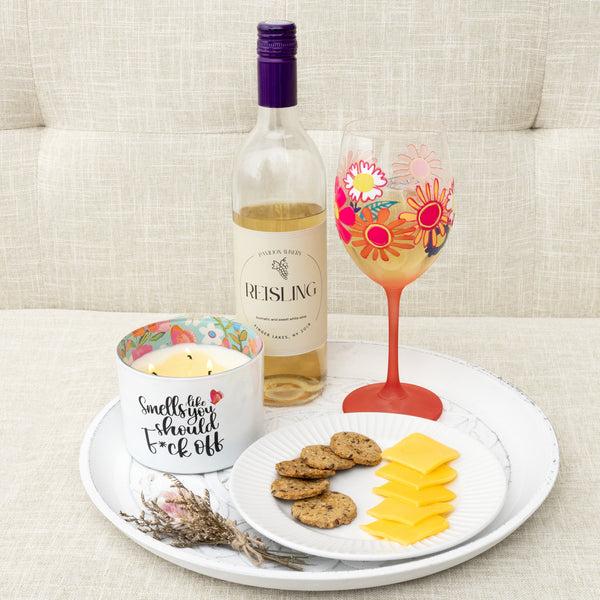 Pavilion Gift Company Awesome Friend Gift Boxed 18 Oz Wine Glass