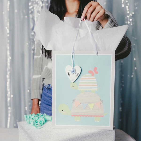 Pavilion Gift Company Baby Boy 3" Ceramic Keepsake Heart Plaque