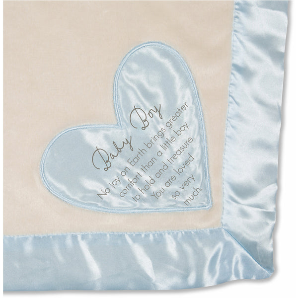 pavilion gift company Baby Boy 30" x 40" Royal Plush Blanket