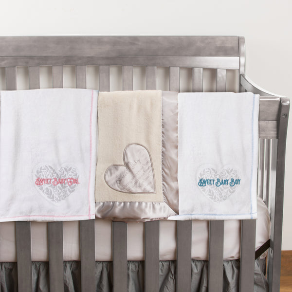 Pavilion Gift Company Baby Boy Vines - 30" X 40" Royal Plush Blanket