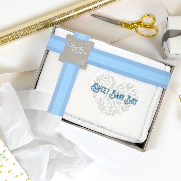 Pavilion Gift Company Baby Boy Vines - 30" X 40" Royal Plush Blanket