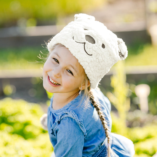 Pavilion Gift Company Baby Girl One Size Fits Most Baby Bear Hat