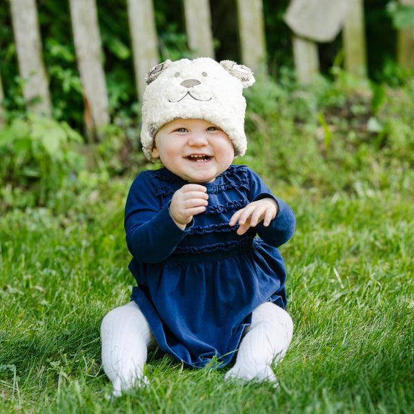 Pavilion Gift Company Baby Girl One Size Fits Most Baby Bear Hat