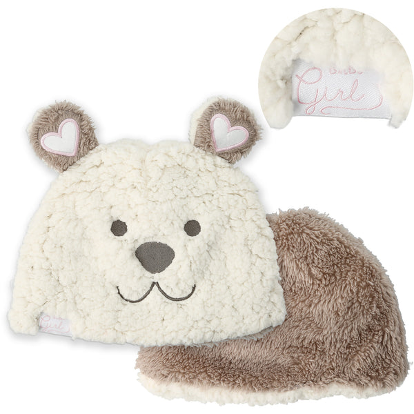 pavilion gift company Baby Girl One Size Fits Most Baby Bear Hat
