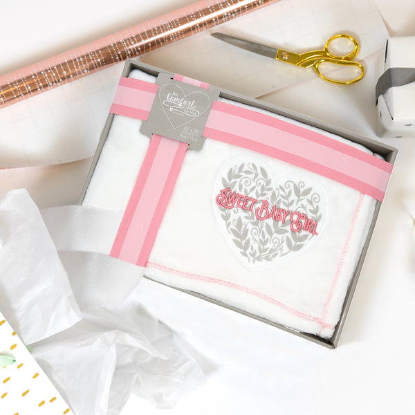 Pavilion Gift Company Baby Girl Vines - 30" X 40" Royal Plush Blanket