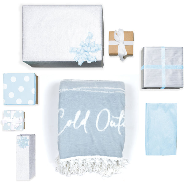 Pavilion Gift Company Baby It's Cold Outside 50" X 60" Inspirational Plush Blanket