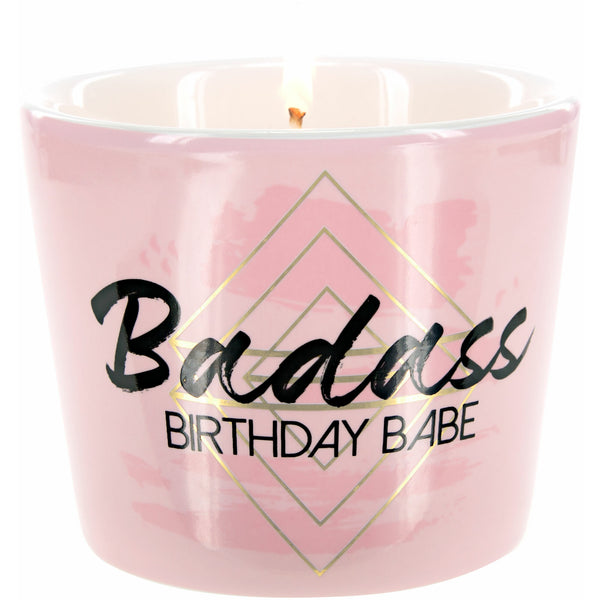 pavilion gift company Badass 8 oz Soy Wax Candle Scent: Tranquility
