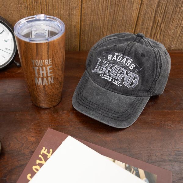 Pavilion Gift Company Badass Black Washed Cotton Twill Hat